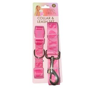 Paris Hilton Slay Pink Dog Leash and Collar